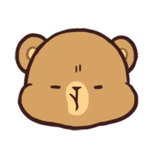 o urso é fofo, desenhos fofos, urso de mocha de leite, o urso é doce, desenhos kawaii fofos