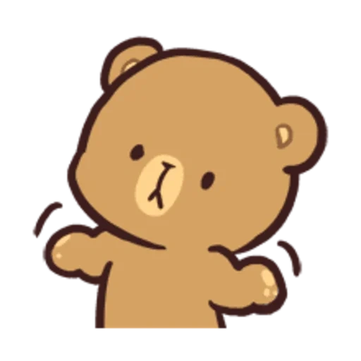 avatar pengguna, gambar lucu, milk mocha bear, beruang itu manis, bertahan menggambar