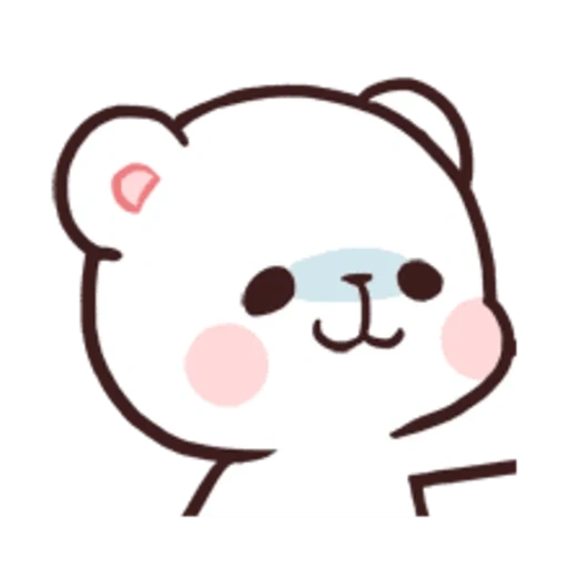 kawaii, leche moca, lindos dibujos, oso de moca de leche, milk mocha bear animación