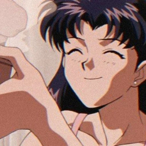 evangelion 26 episode, anime, misato 1995, misato katsuragi anime, misato katsuragi