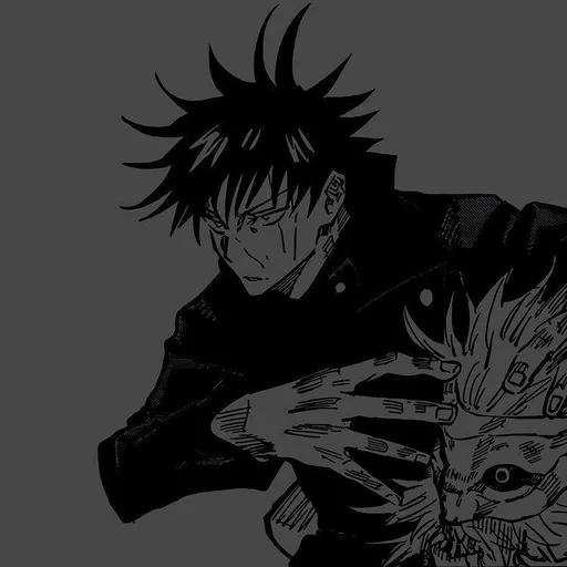 josomanga, cartoon characters, cartoon character, artistic cartoon characters, megumi jujutsu kaisen