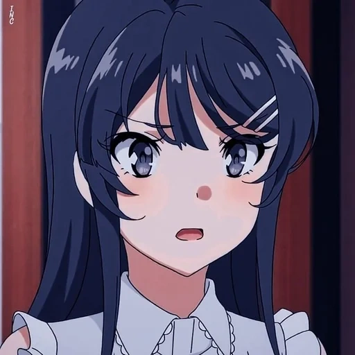 mai sakurajima, personajes de animación, seishun buta yarou, shi shun butaya animación suave, seishun buta yarou wa bunny