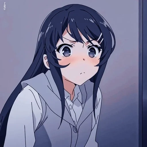 sakurajima, anime girl, i personaggi degli anime, seishun buta yarou, seishun buta yarou wa bunny