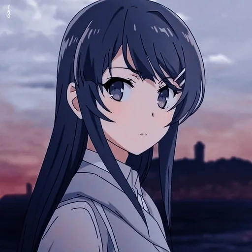 anime girl, sakurajima miyagi, seishun buta yarou, anime girl animation, seishun buta yarou wa bunny