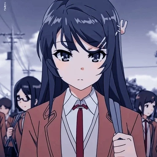 anime girl, miki sakurajima, personnages d'anime, seishun buta yarou, seishun buta yarou wa bunny