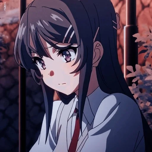 anime, anime girl, anime girl, personaggio di anime, mei sakurajima