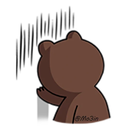 bye, start, cubs are cute, bear chuck, milk mocha bear animation