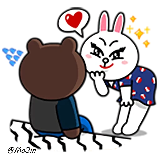 line, brown cony, line friends, the quarrel between ma and brown