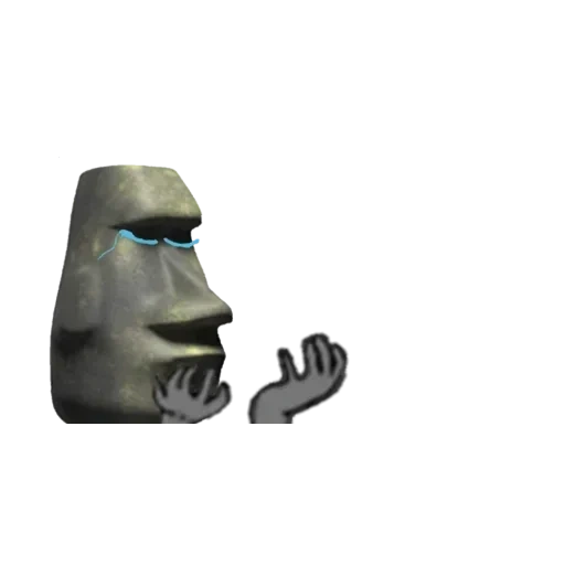 meme, figur, meme, philosoph mem, moai stone emoji