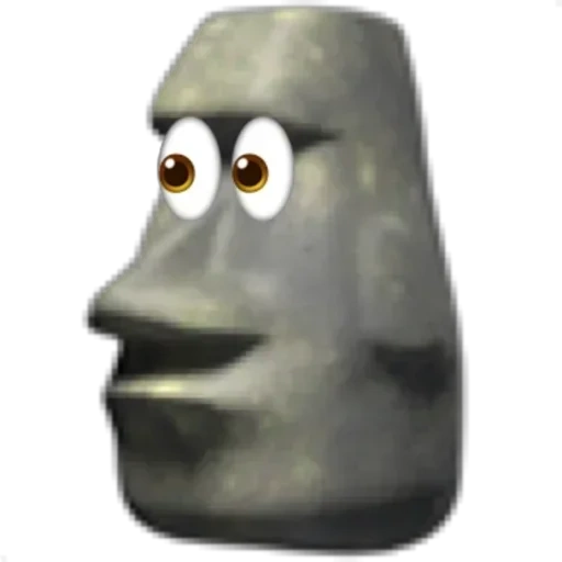 emoji stein, emoji stein, moai stone emoji