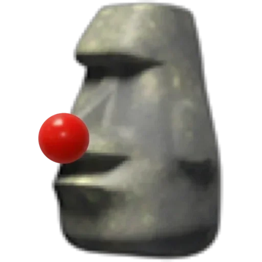 batu moai, batu emoji, moai stone emoji