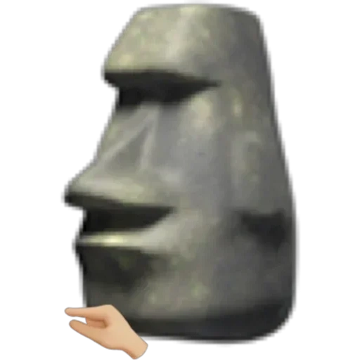 emoji stein, emoji stein, moai stone emoji