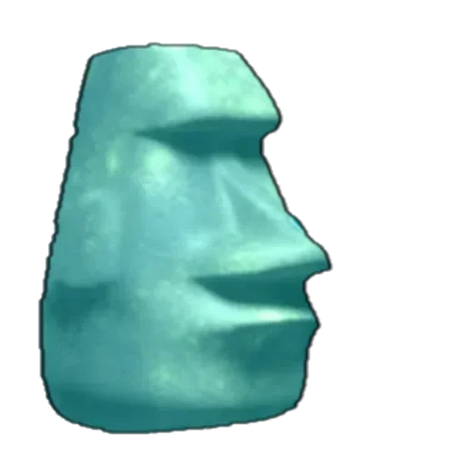 moai stone emoticône
