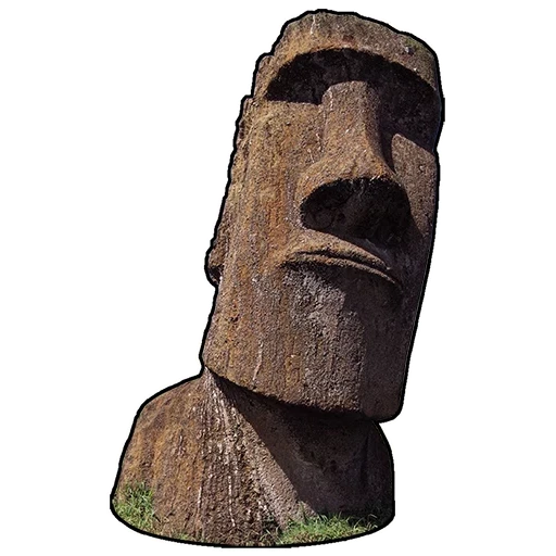 humano, figura, cabeza de piedra, la idolatría es brevemente, isla maui de pascua higherulus