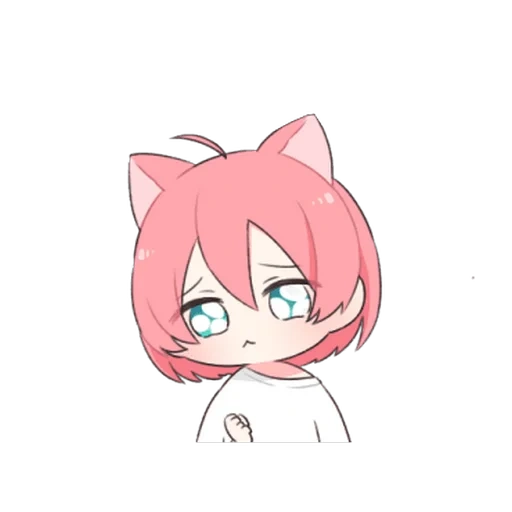 personagens de anime, nyashi anime chibi, nekomiya hinata, nekomiya hinata vtuber