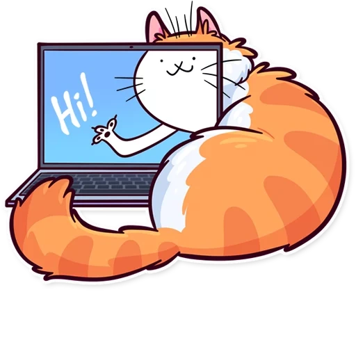 gatto, ethan, memecats, i programmi cat, disegno di gatto grasso