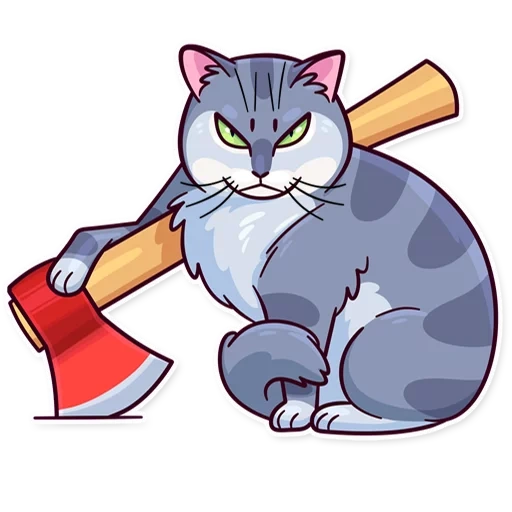 cat, kotomemems, memecats, donate cat, illustration of a cat