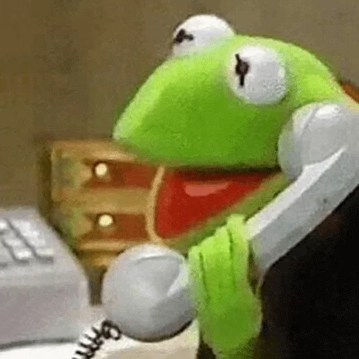 kermite, kermit, frog cermit, meme kermit choking, kermit speaks by phone
