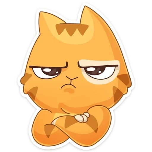 cat peach, discontented, a wronged cat, cat peach suspicious