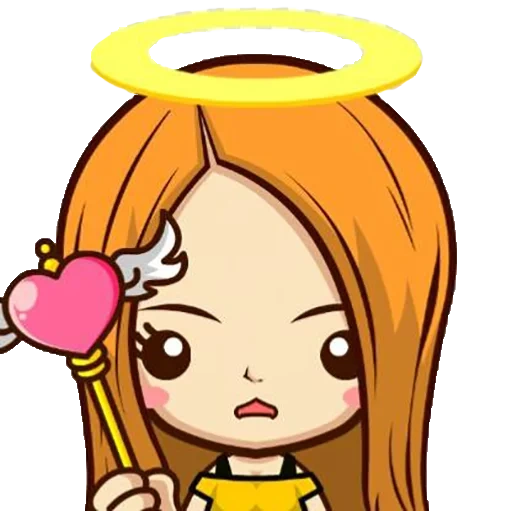 hello, clipart, girl, anime chibi, chibi maker