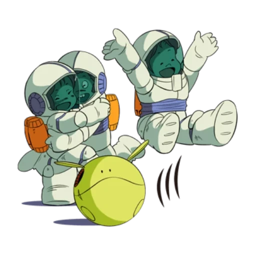 космонавт, space trip, мина аниме, космонавт скафандр, мобильный воин гандам 1979