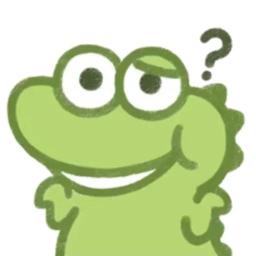 the game, cute, little crocodile, clouded crocodile, user icon