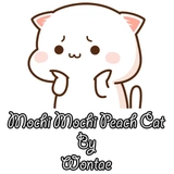 Mochi Mochi Peach Cat by @wontae