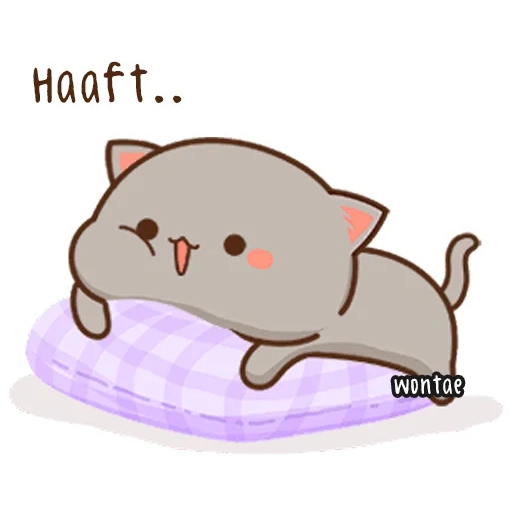 mochi peach cat, kitty chibi kawaii, adoráveis gatos kawaii, gato de pêssego mochi mochi, gatos kawaii fofos