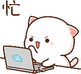 chats kawaii, les animaux sont mignons, chats kawaii, beaux chats anime, dessins kawaii mignons