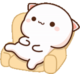 gato de melocotón mochi, kitty chibi kawaii