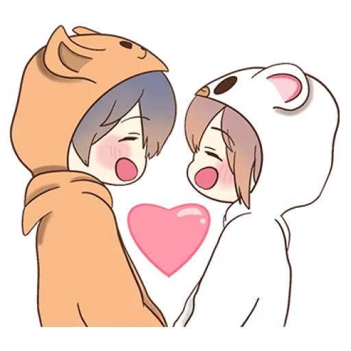 anime lovers, cartoon cute, anime lovers are cute, anime couple milotta, anime milota love