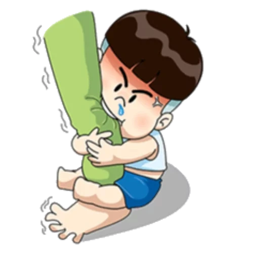 children, boys, the boy sneezed, boy illustration, lollipop boy clip