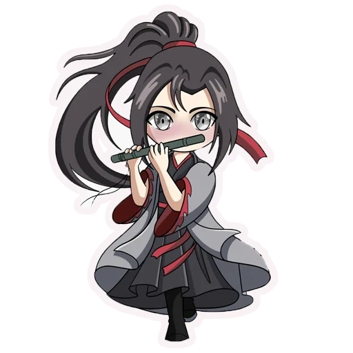 wei wuxian chibi, wei wuxian chibi, master of devil worship, master of animation red cliff devil, master of chibi demon cult