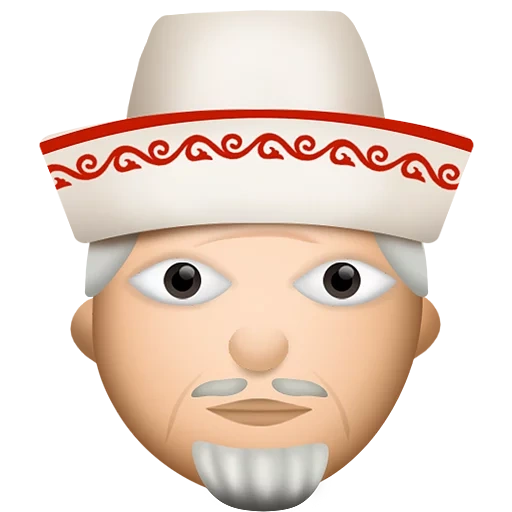 enfrentar, asiático, emoji, humano, emoji maçã