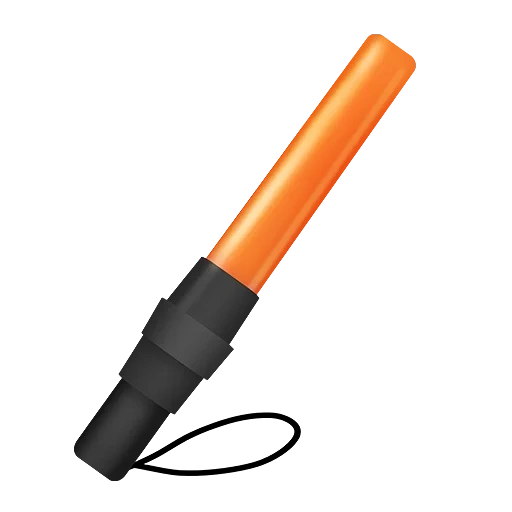 lanter with a stick, bit flashlight, flashlight stick, a wand flashlight, police flashlight of a club
