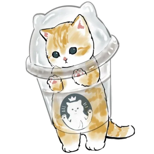 cats cute drawings, stickers for telegram, cute cats of kittens, catchers cute drawings, drawings of cute cats