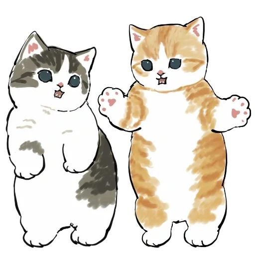 drawings of cute cats, cute cats drawings, cats cute drawings, cute drawings of kittens, drawings of cats and kittens