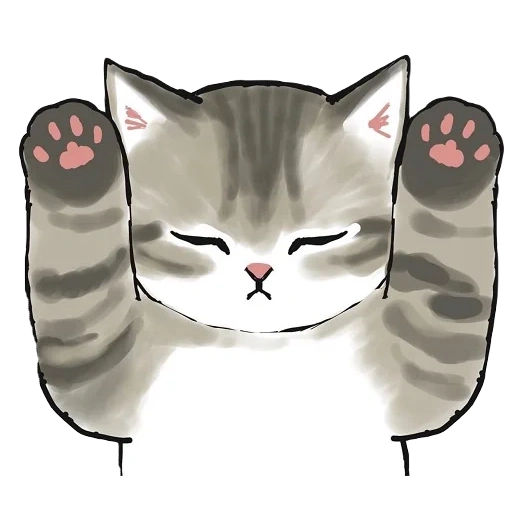 кошка, милые котики аниме, кошки милые рисунки, милые котики рисунки, рисунки милых котиков