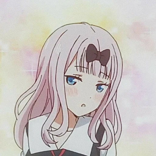 immagini di anime, anime girl, fujiwara chika, personaggio di anime, fujiwara chika