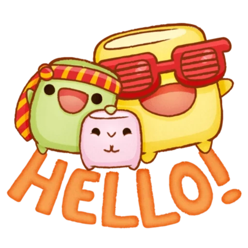 clipart, a party, marshmallow, hello lagrange