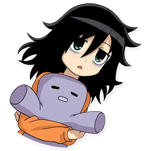 anime drawings, anime characters, watamote tomoko, watamote tomoko, tomoko chicken anime