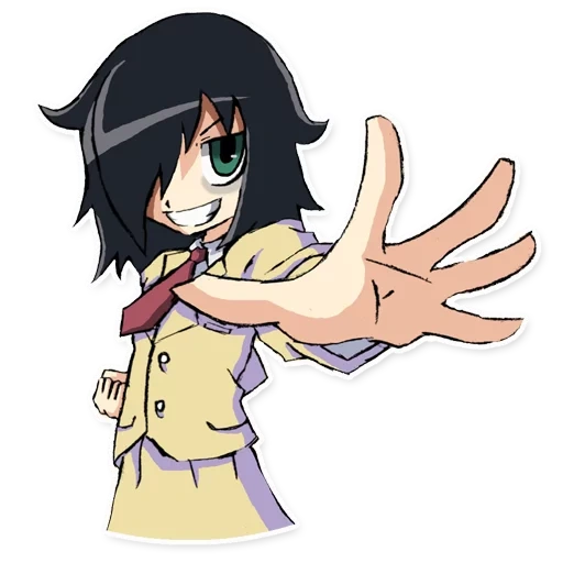 watamote, amigo de madera negra, kuroki tomoko, agua hijo sabio, watamote tomoko