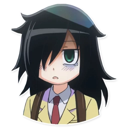 tomoko chan, personnages d'anime, personnages d'anime, anime de poulet tomoko, look anime tomoko poulets