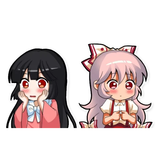 персонажи аниме, touhou mokou memes, jokanhiyou аниме, anime, аниме арта