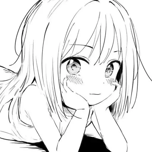 cetakan anime, gambar anime itu lucu, pewarnaan anime adalah wajah, anime tyanka srisovka, gambar anime anak perempuan