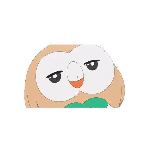 сова, rowlet, сова сова