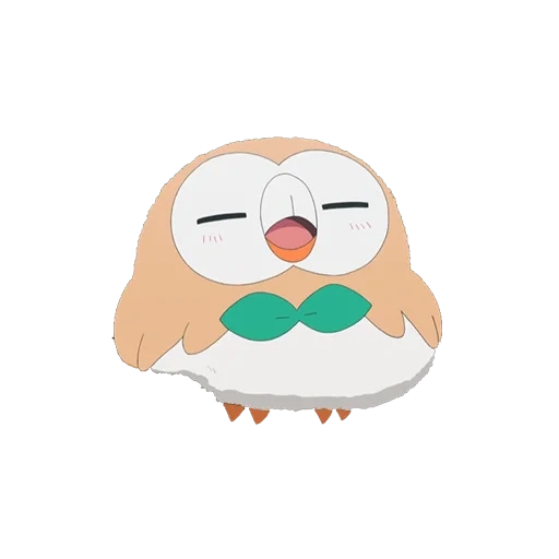 rame, un jouet, rowlet pokémon