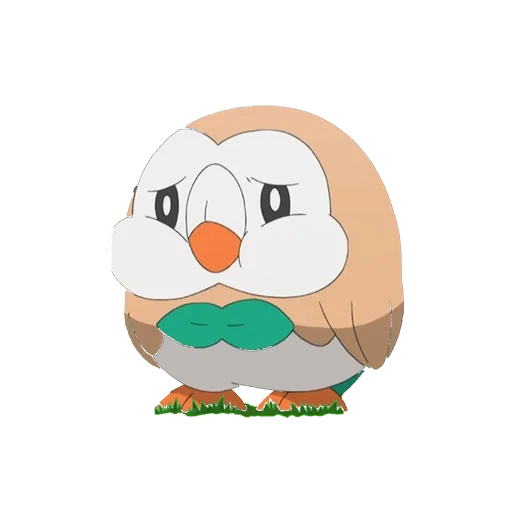 rowlet, pokemon, rollett pokemon, rollett pokemon