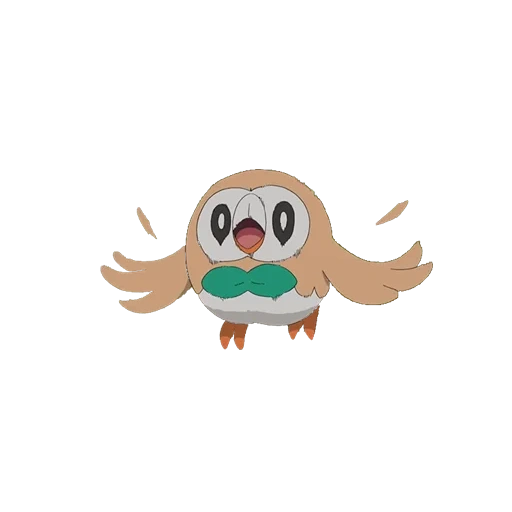 rowlet, um brinquedo, pokémon, rowlet pokemon, pokemon rowlet mega