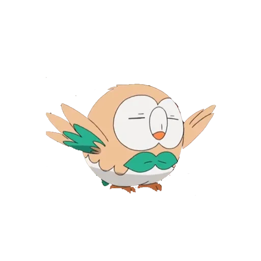 rowlet, rolet pokemon, rolet pokemon, pokemon eule muster